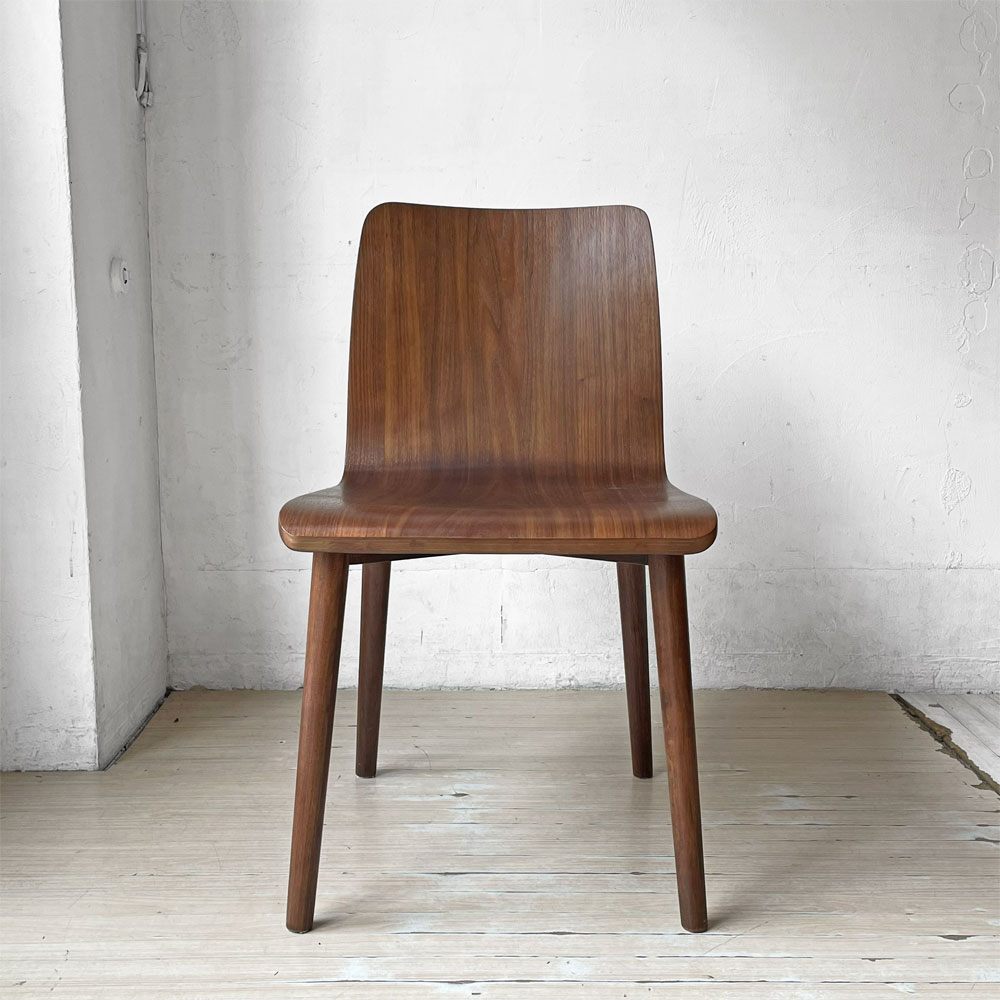 スケッチ Sketch タミチェア TAMI Chair ダイニングチェア オーク材 プライウッド ウォールナットカラー 北欧 デンマーク moda en casa取扱 定価￥34,100- B ★