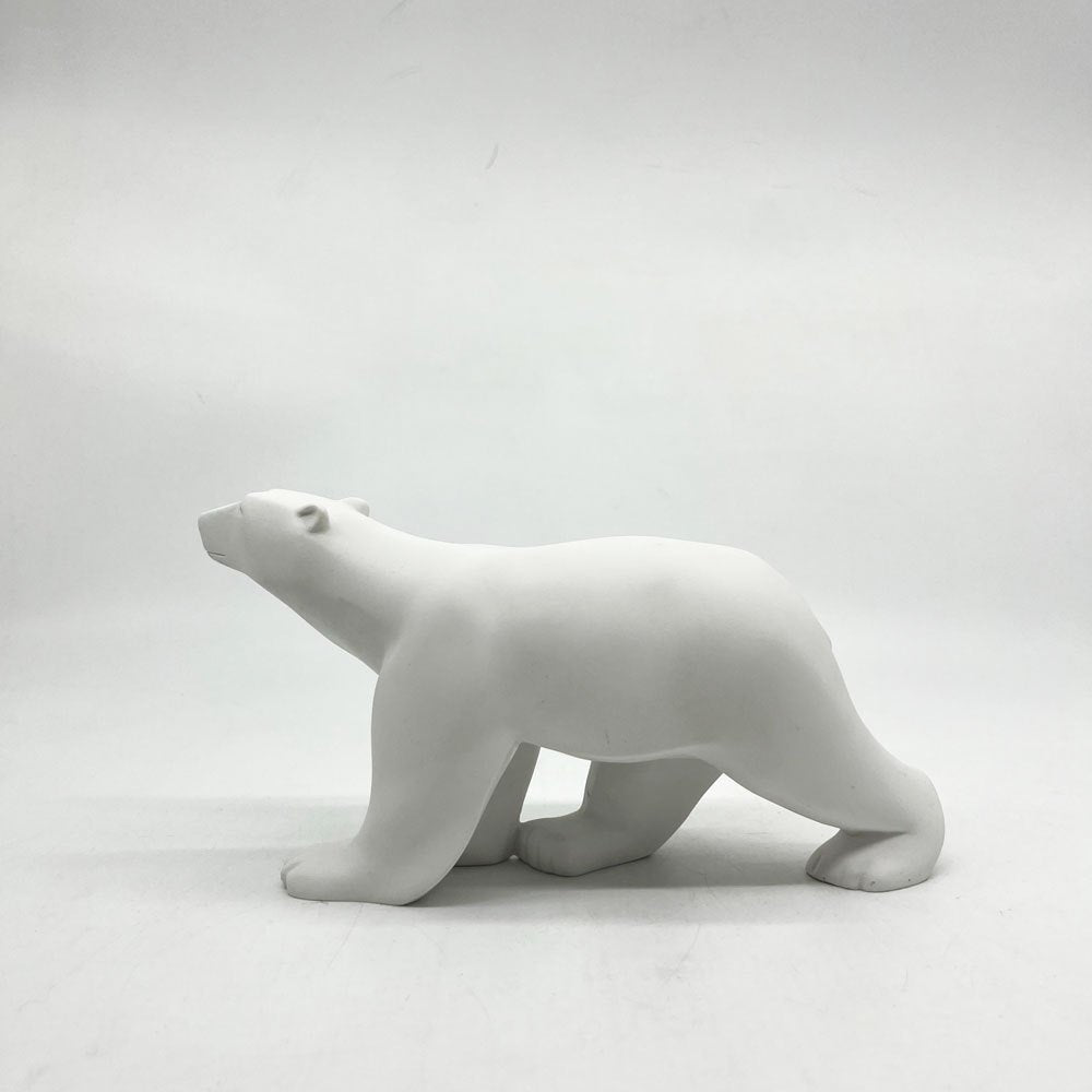 フランソワポンポン François Pompon フィギュア シロクマ Ours blanc フランス オブジェ 彫刻 セラミック ●