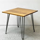 ガルト GART 1290 TABLE ダイニングテーブル カフェテーブル エルム古材×アイアン 幅80cm インダストリアルデザイン 工業系 ●