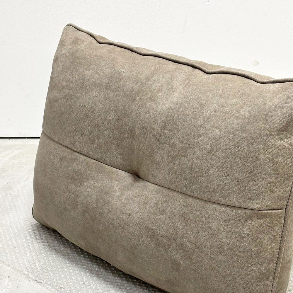 リラックスフォーム RELAX FORM アルフレード ALFREDO ソファ 背クッション 置き型クッション レザーテックス 関家具 ロータイプ H42cm 展示品 ●