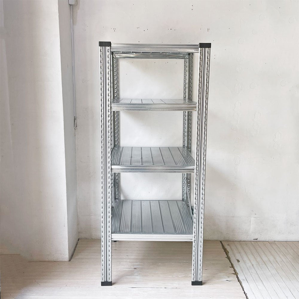 メタルシステム METALSISTEM スーパー123シリーズ SUPER123 スチールシェルフ STEEL SHELF 4段 W67.7xD70xH157.6cm イタリア製 ★
