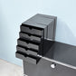 ユーエスエムハラー USM Haller USMハラー ユーエスエム イノス USM inos DRAWER SET ドロワーセット 5段 レターケース ブラック系カラー ◎