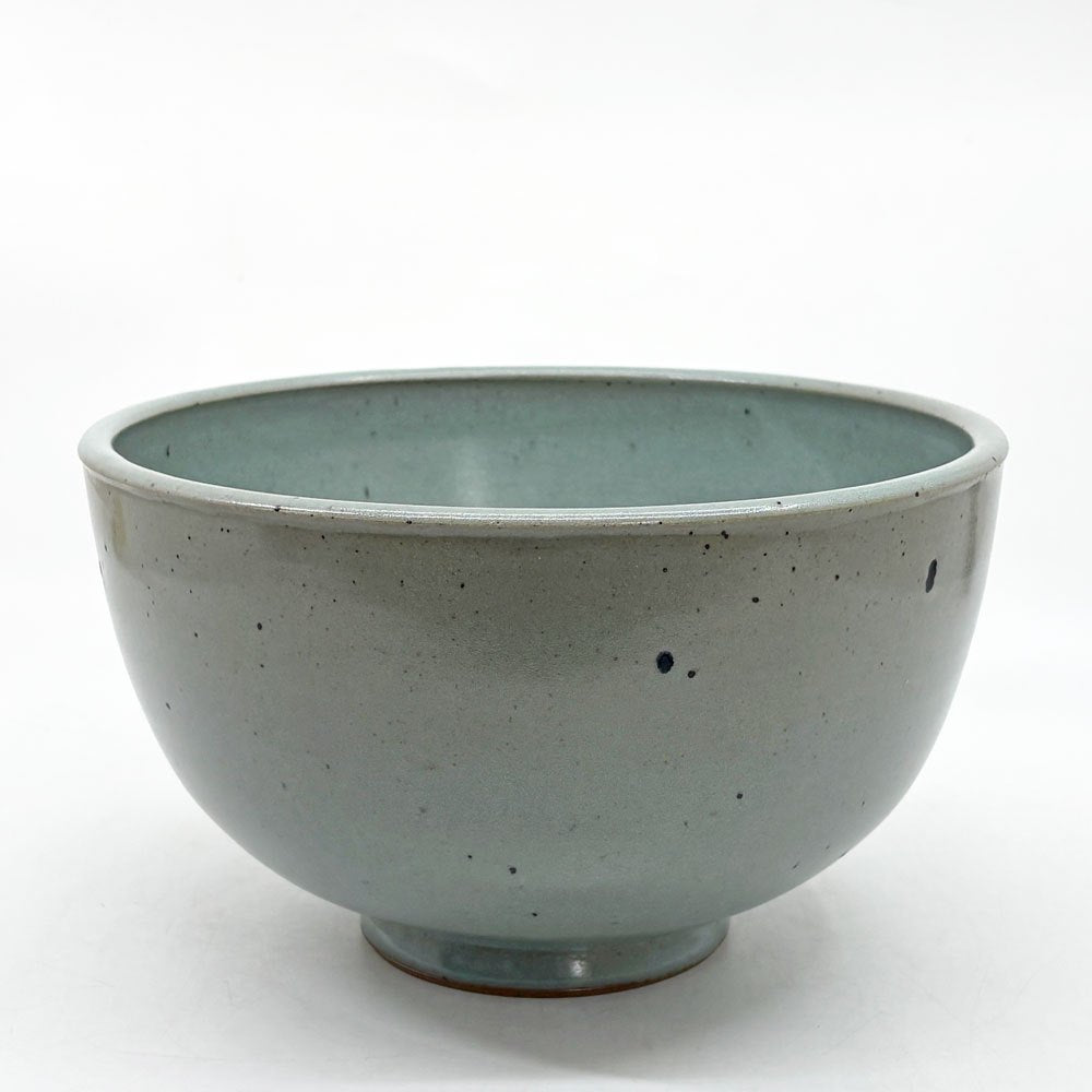 マルガレーテンヘーエ Keramische Werkstatt Margaretenhohe 幅広ボウル 丼 グリーン系 李英才 現代作家 B ●