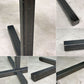 アクメファニチャー ACME Furniture グランビュー GRANDVIEW カフェテーブル オーク無垢材 スチール スクエア天板 W72cm 現状品 ◎