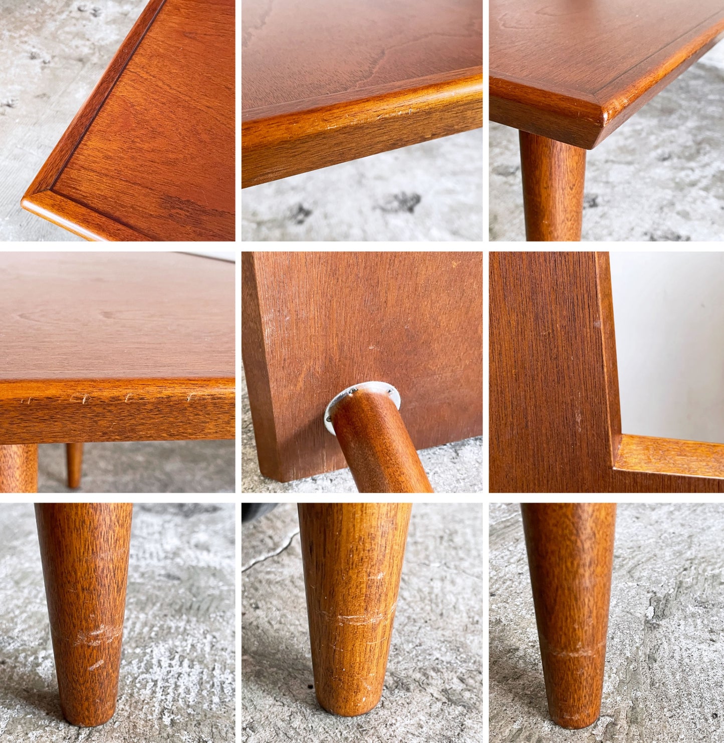 パシフィックファニチャーサービス P.F.S ラダーティーテーブル RUDDER TEA TABLE コーヒーテーブル 樺材 L字型天板 3本脚 ■