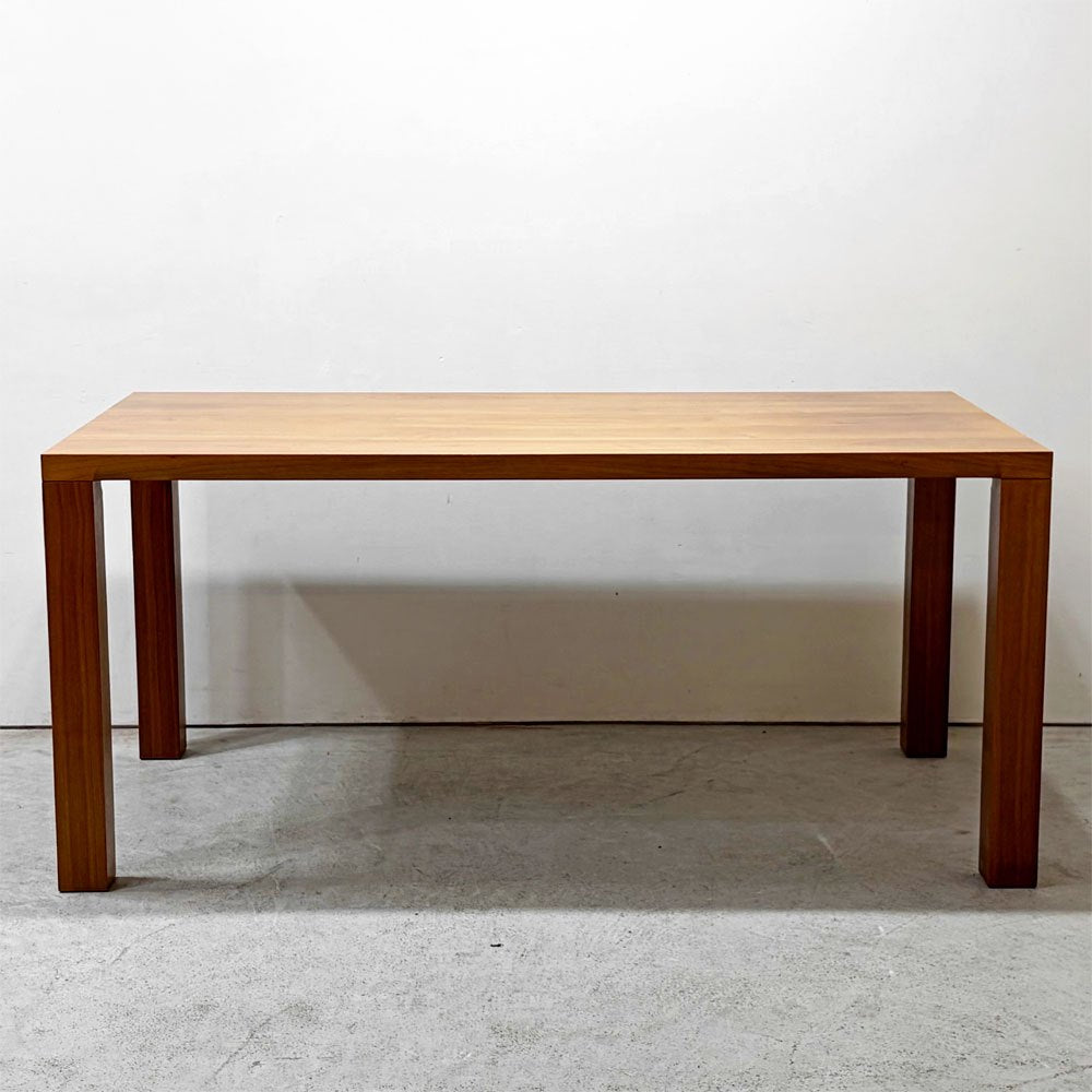 家具蔵 KAGURA ダン DAN ダイニングテーブル ウォールナット無垢材 シンプル ミニマル W160cm 国産家具 ●