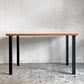 かなでもの KANADEMONO ザ・テーブル THE TABLE ダイニングテーブル ラバーウッド天板 W120cm スクエアバー脚 ブラック グライズ欠品 定価￥49,900- ■
