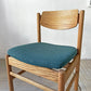 モモナチュラル MOMO Natural READY-MADE アントバックチェア ANT BACK CHAIR OAW MEDIUM teal green オーク材 ダイニングチェア 定価￥25,000- B ★