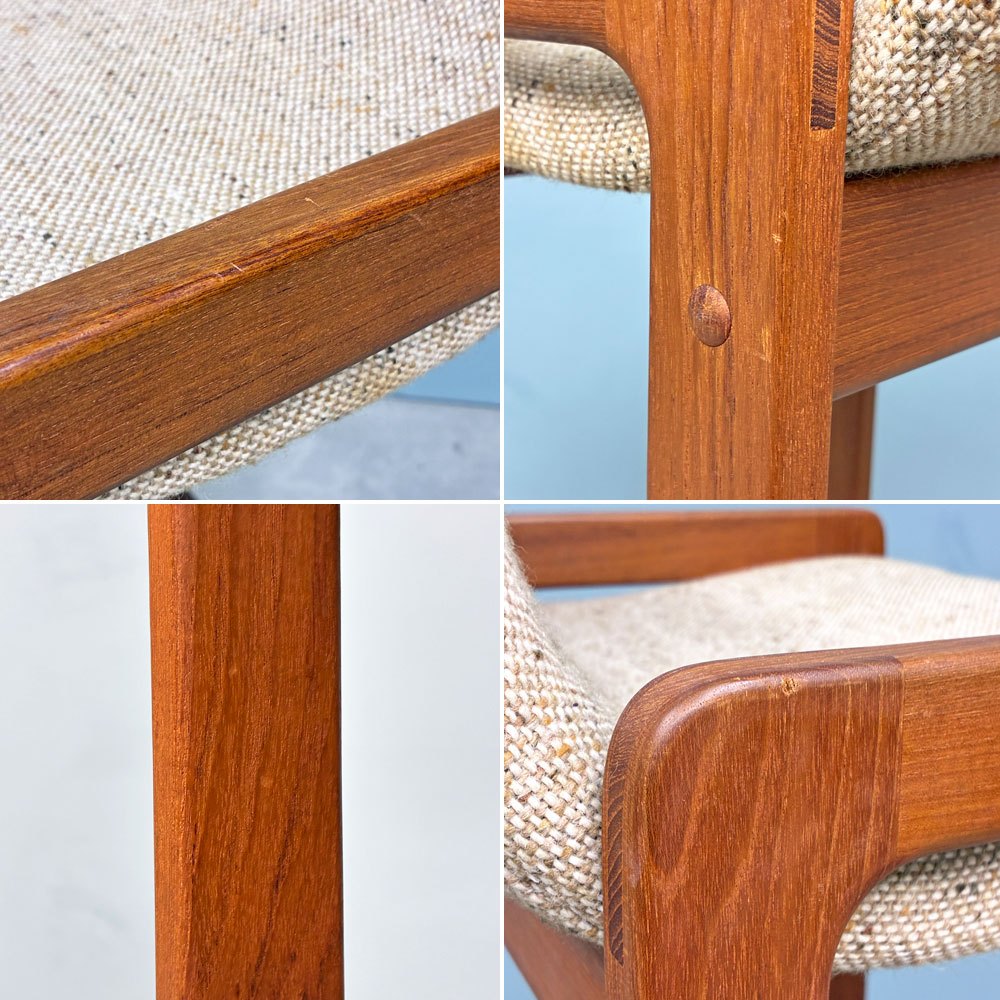 ディースキャン D-SCAN チーク材 カウンターチェア ハイチェア ハイスツール ファブリック デンマーク 北欧家具 ◎