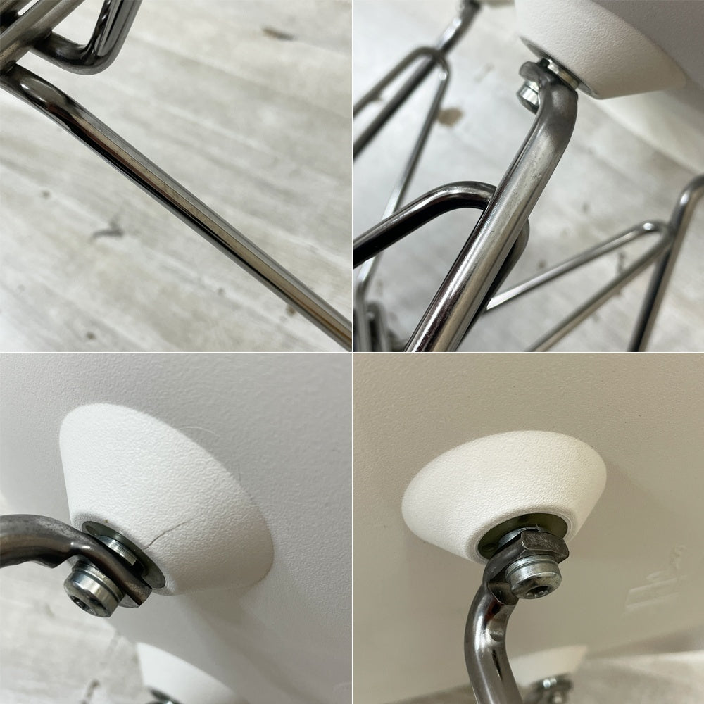 ハーマンミラー Herman Miller サイドシェルチェア ポリプロピレン製 エッフェルベース ホワイト C&R イームズ ミッドセンチュリー A ●