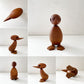 アーキテクトメイド Architectmade ダック Duck チーク無垢材 オブジェ H18cm ハンス・ボーリン Hans Bolling 定価￥26,950- ◎