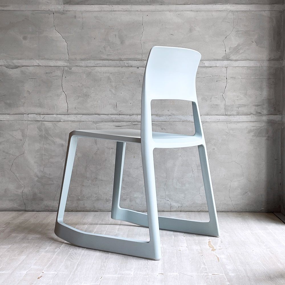 ヴィトラ Vitra ティプトン Tip Ton ワークチェア ダイニングチェア デスクチェア アイスグレー スタッキング チルト機能 定価￥42,900- ♪