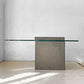 モーダエンカーサ moda en casa フライングテーブル FLYING TABLE コンクリートベース ガラス ローテーブル 定価 ￥74,800- ★