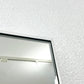 モダンデザイン Modern design ホワイトペイント スチールフレーム スタンドミラー 姿見 鏡 H200cm 大型 立掛け式 店舗什器 ●
