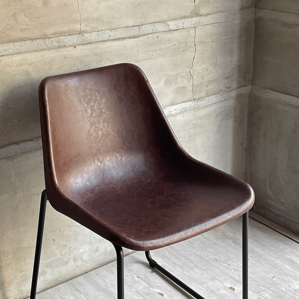 クラッシュゲート CRASH GATE ノットアンティークス Knot antiques ログチェア LOG CHAIR ビンテージモカ MOCHA ダイニングチェア ♪