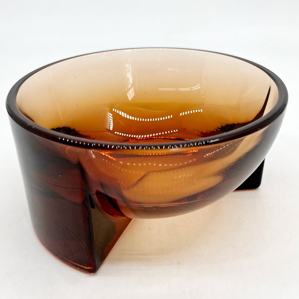 イッタラ iittala クル Kuru ガラスボウル 小物入れ Φ12cm セビリアオレンジ フィリップ・マルイン フィンランド 北欧雑貨 ●