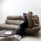 リラックスフォーム RELAX FORM ブルネロ BRUNELLO 3人掛け ワイド ソファ Sサイズ W228cm プライムレザーテックス ヨーロピアングレー 関家具 展示品 参考定価￥229,900- ●