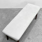 エーフラット a.flat ダイニングベンチ アッシュ材 ブラウン SH42cm 和モダン シンプルデザイン 廃番 ●