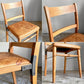 トラックファニチャー TRUCK FURNITURE TS CHAIR ダイニングチェア ナラ無垢材 アイアン 本革 羊革 シープスキン 定価 ￥110,550- ■