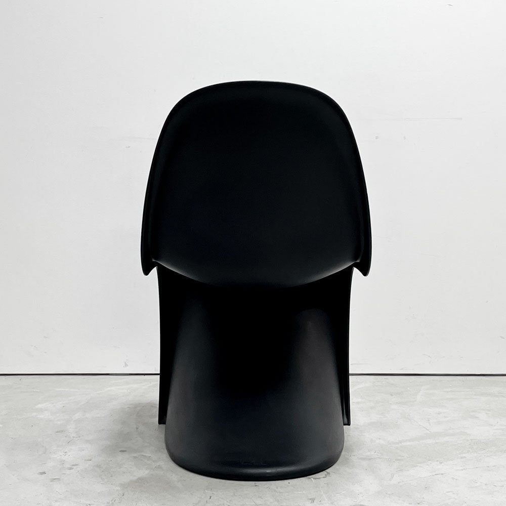 ヴィトラ vitra パントンチェア ダイニングチェア スタッキングチェア ディープブラック ヴェルナー・パントン Panton ミッドセンチュリー スペースエイジ A ●