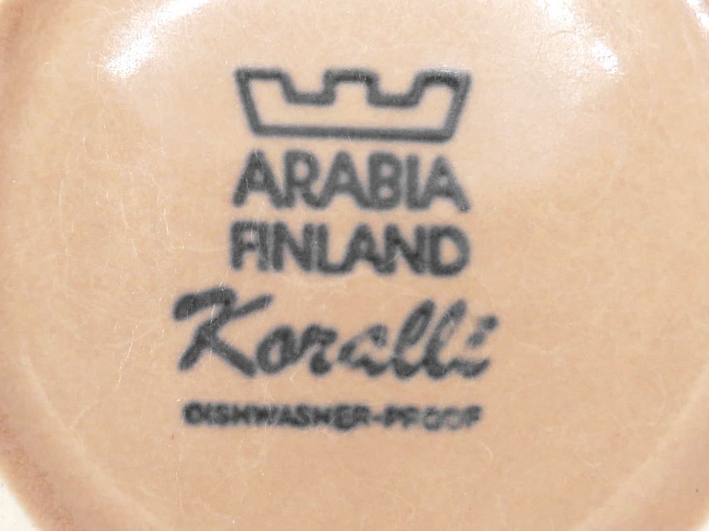 アラビア ARABIA コラッリ Koralli クリーマー Ulla Procope × Raija Uosikkinen ビンテージ 北欧食器 ●