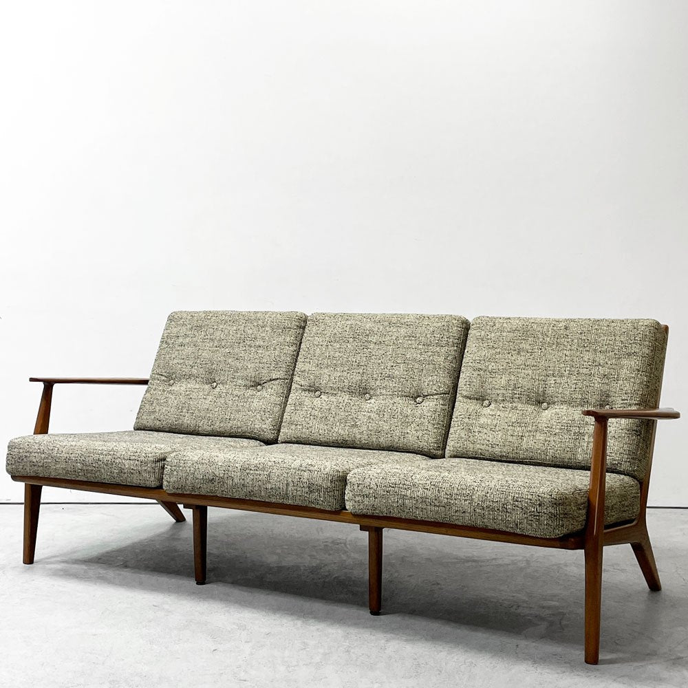 アクメファニチャー ACME Furniture デルマー ソファ 3シーター DELMAR SOFA 3-Seater 3Pソファ ファブリック張り 別注仕様 グレー系カラー ●