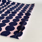 マリメッコ marimekko ラシィマット Rasyamatto クッションカバー ネイビー ピンク マイヤ・ロウエカリ コットン 廃番カラー 50×50cm 北欧 A ■