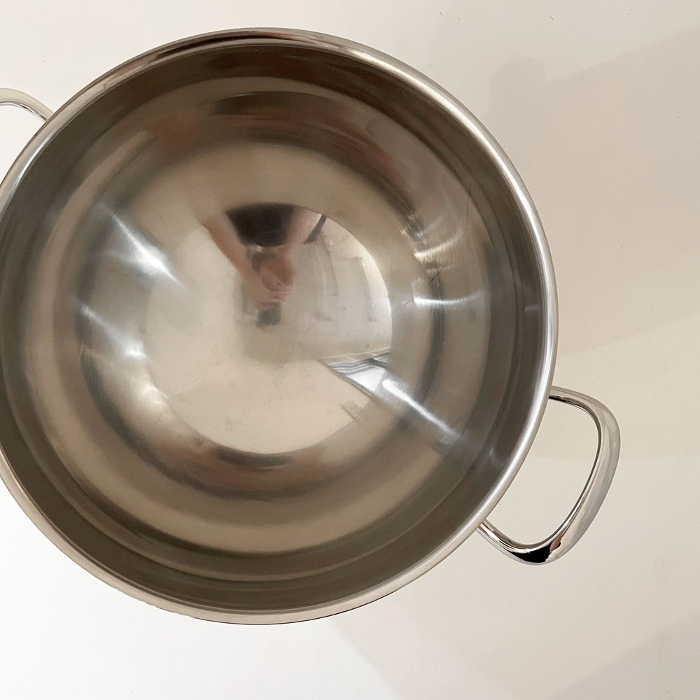 アレッシィ ALESSI ハンドル付ボウル チューリン W31.5cm ステンレス製 アルフラアレッシィ イタリア 廃番 ◎