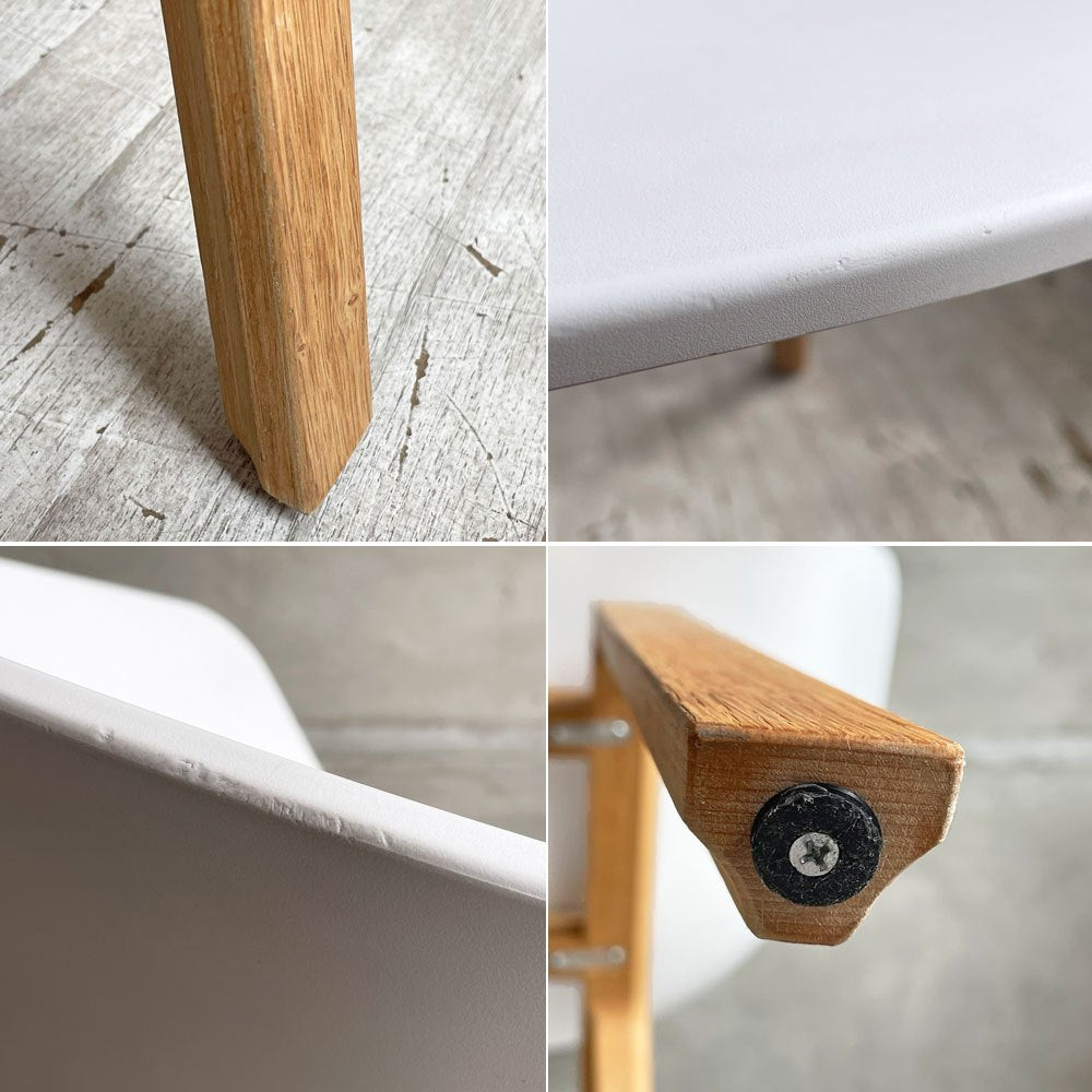 ヘイ HAY アバウト ア チェア ABOUT A CHAIR AAC22 アームチェア ダイニングチェア ホワイト ヒー・ウェリング 北欧モダン デンマーク 現状品 ♪