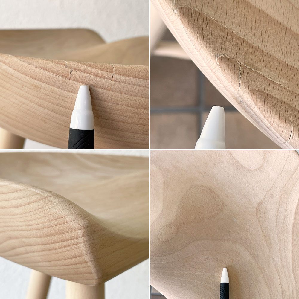 ワーナー Werner シューメーカーチェア Shoemaker Chair NO.69 スツール ビーチ材 ソープ仕上げ ラーズ・ワーナー ◇