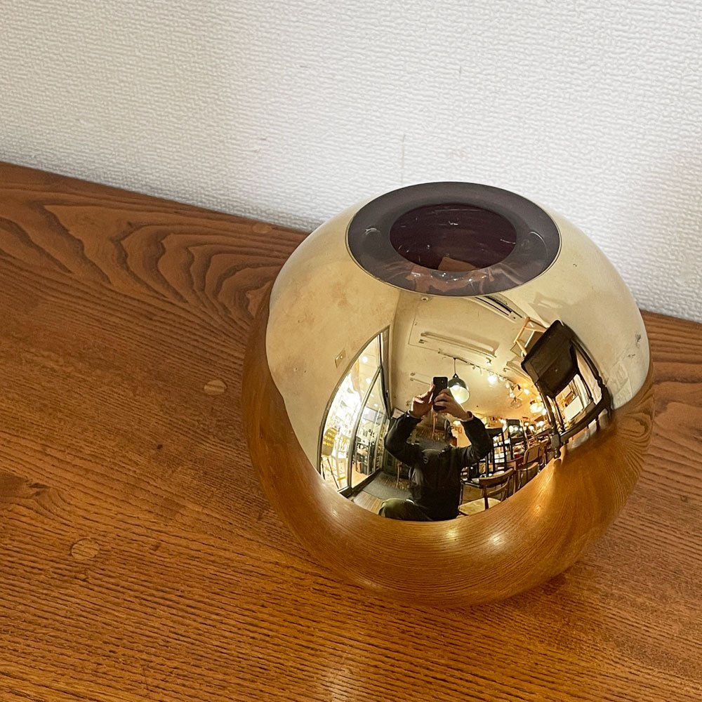 エルエスエー インターナショナル LSA international ポルカ ベース POLKA VASE 16cm ゴールド イギリス ◎