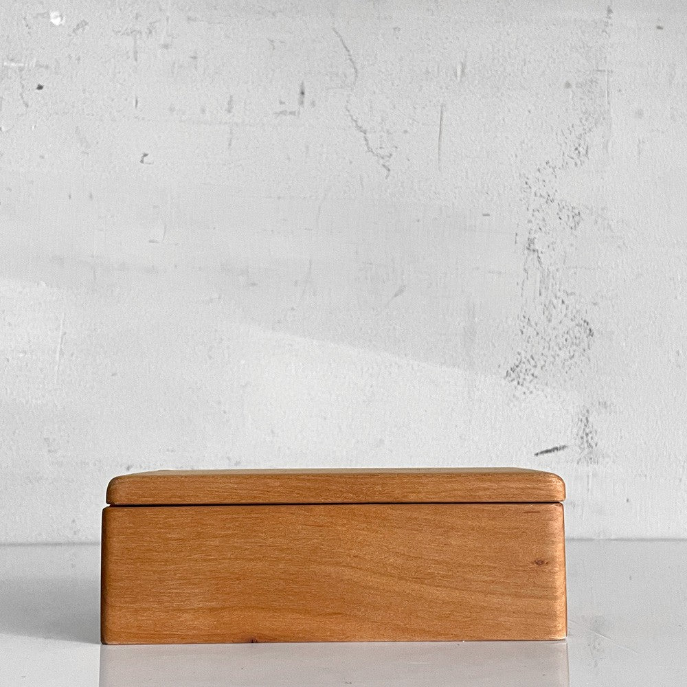 三谷龍二 Ryuji Mitani 山桜 バターケース ナイフ欠品 小物入れ W15cm 木の器 木工 現代作家 ■