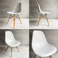 ハーマンミラー Herman Miller × ヴィトラ vitra サイドシェルチェア ポリプロピレン ドゥエルレッグ ホワイト  C&R イームズ ミッドセンチュリー ♪