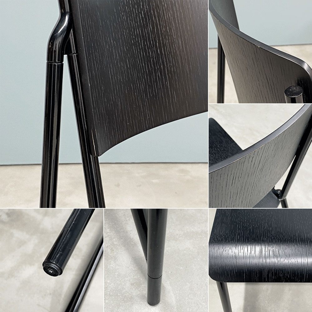 ヘイ HAY プティ スタンダード PETIT STANDARD スタッキングチェア ブラック 北欧モダンデザイン B ◎