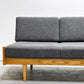 グラフ graf × 相合家具 SOGO デイベッドソファ M DAY BED SOFA ホワイトアッシュ材 カルドツイードⅡファブリック グレー 北欧スタイル 定価¥265,000円 ●