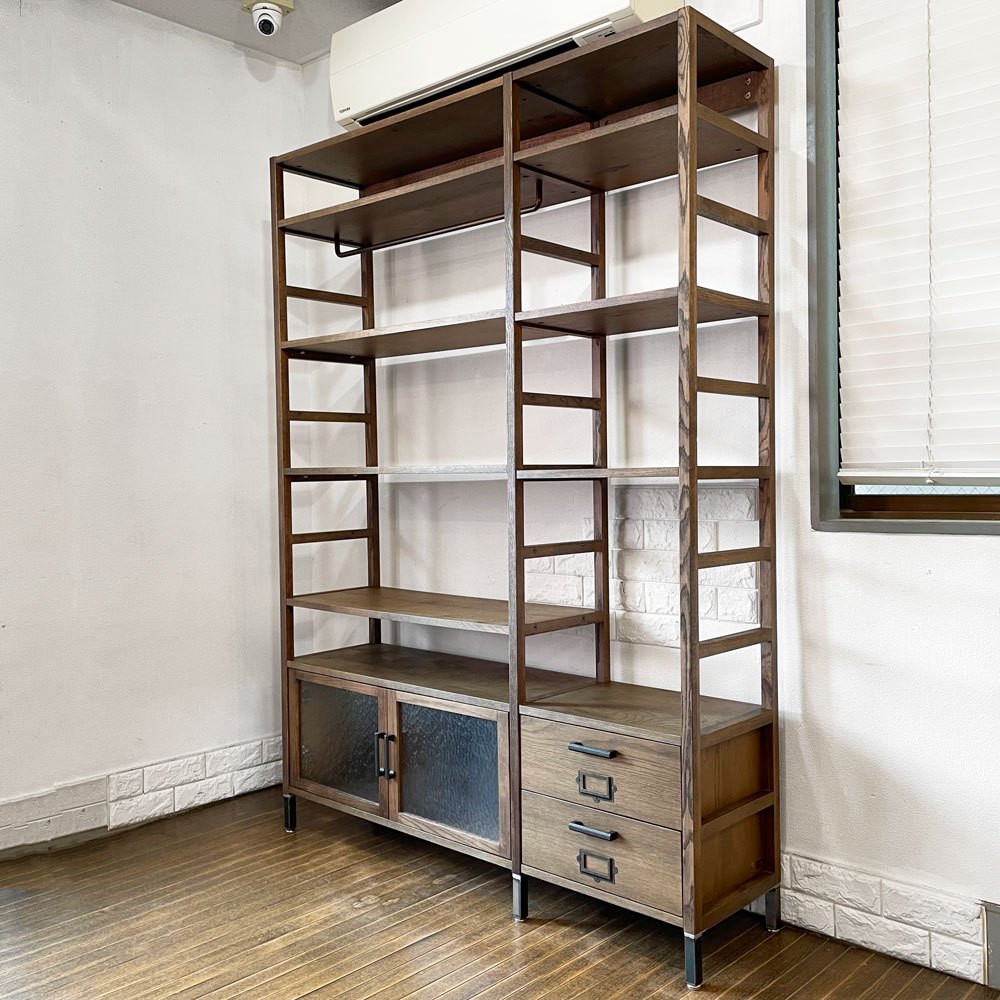 ジャーナルスタンダードファニチャー  journal standard Furniture ノマド NoMad ユニットシェルフ ハンガー ハイタイプ オーク材 USビンテージスタイル ◎