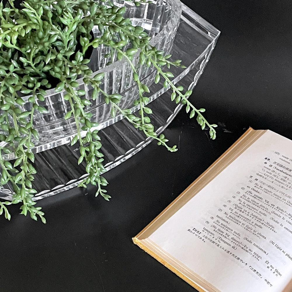 カルテル Kartell ユーシャイン U SHINE フラワーベース クリスタル ウジェニ・キトリット イタリア 定価：￥33,500- ■