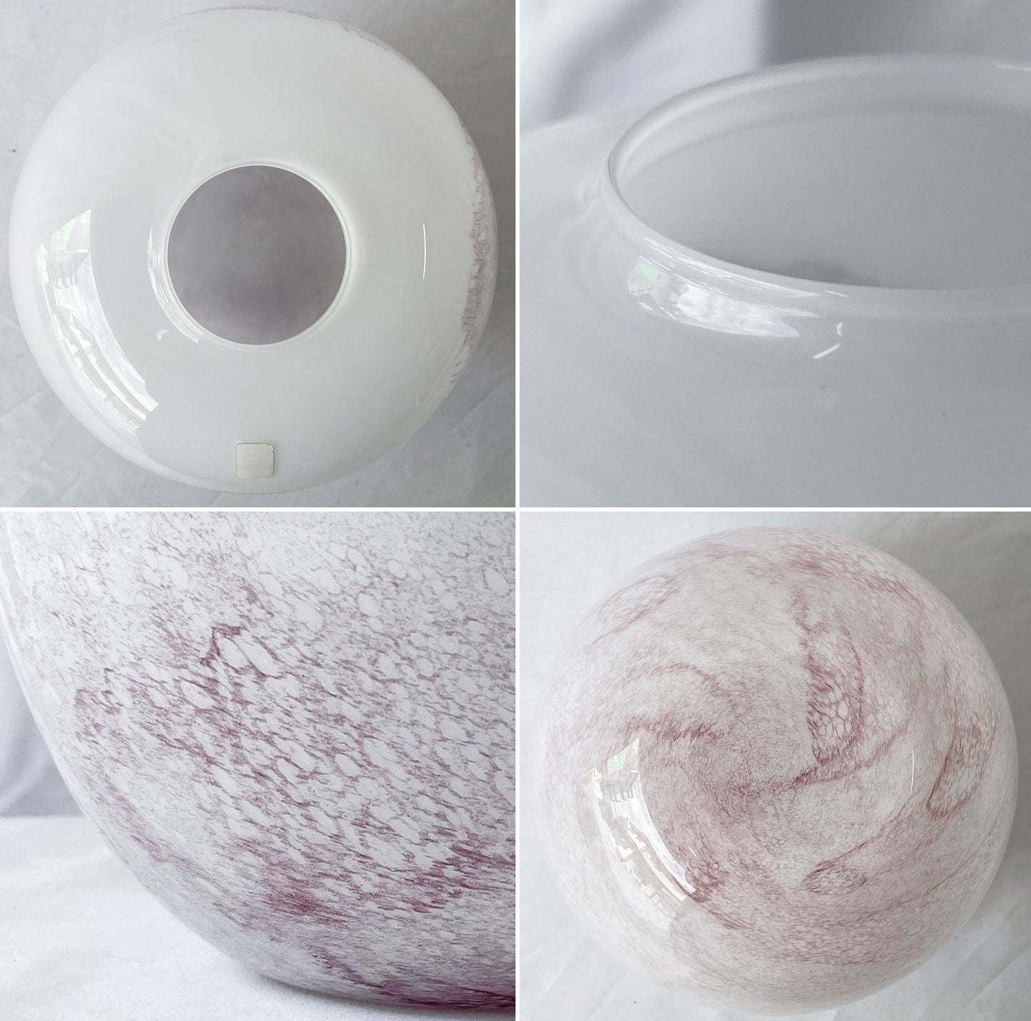 ホルムガード Holmegaard サクラ SAKURA ガラス フラワーベース 花瓶 1980年代 H17cm ミカエル・バング Michael Bang ビンテージ デンマーク 北欧 ◇