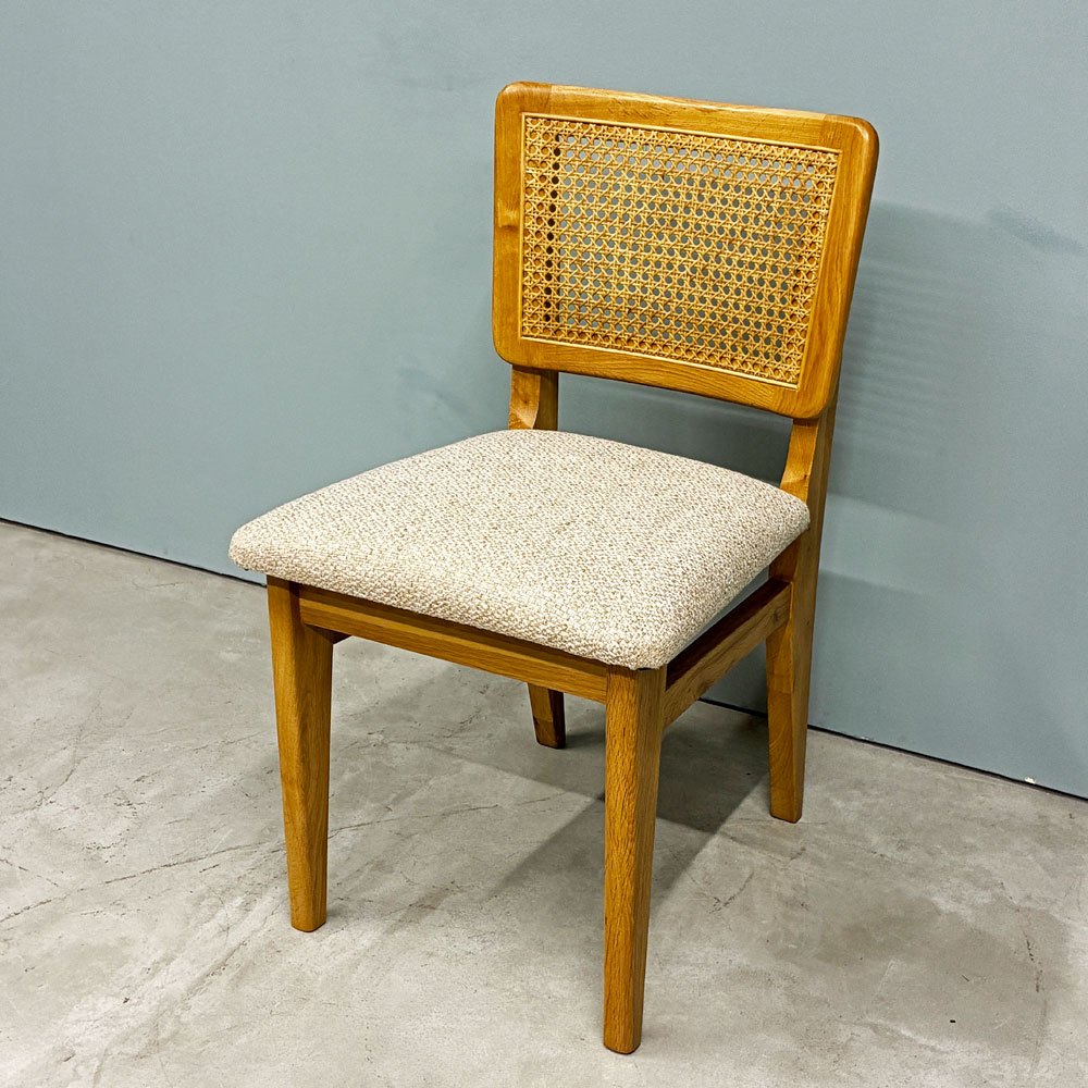 クラッシュゲート CRASHGATE ノットアンティークス Knot Antiques ピケ PIKE ダイニングチェア ベージュ オーク材 定価：￥31,900- A ◎