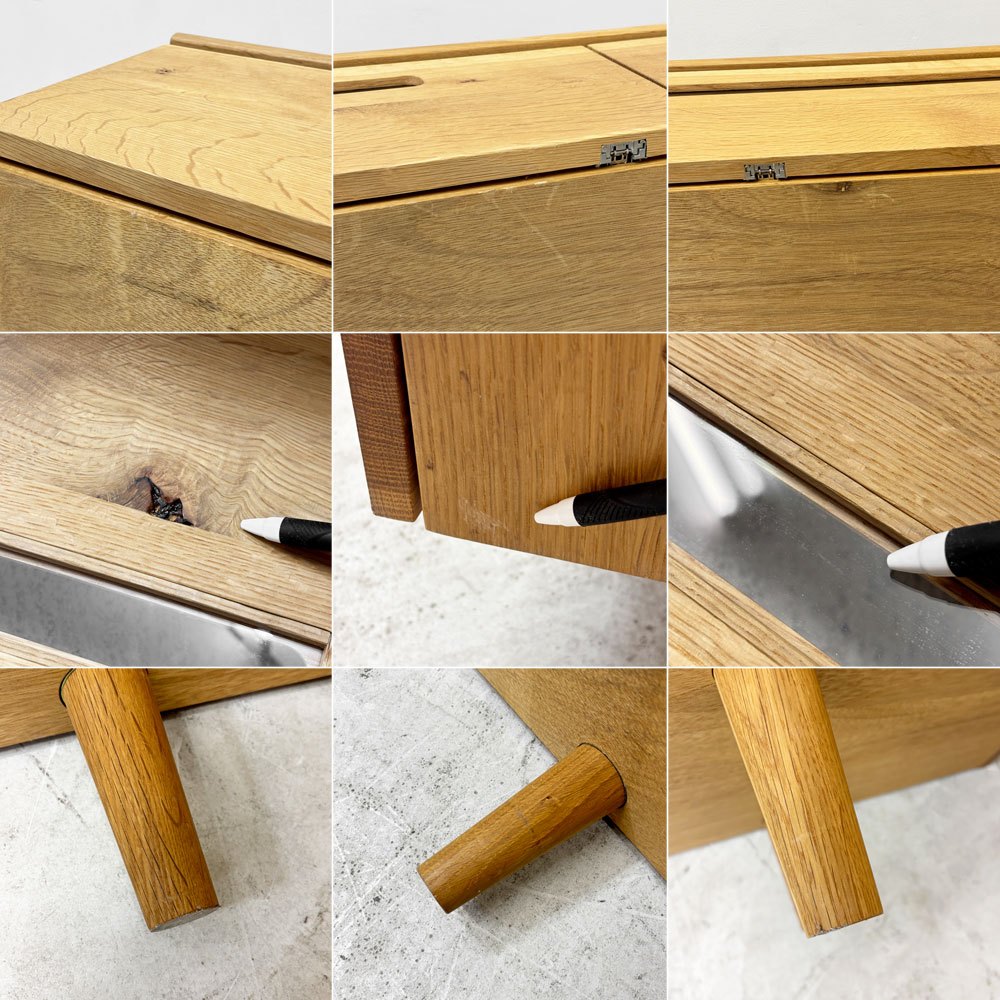 飛騨産業 HIDA 森のことば morino kotoba TW494 AVキャビネット オーク無垢材 W180cm AVボード テレビボード ナチュラルデザイン 廃番 ●