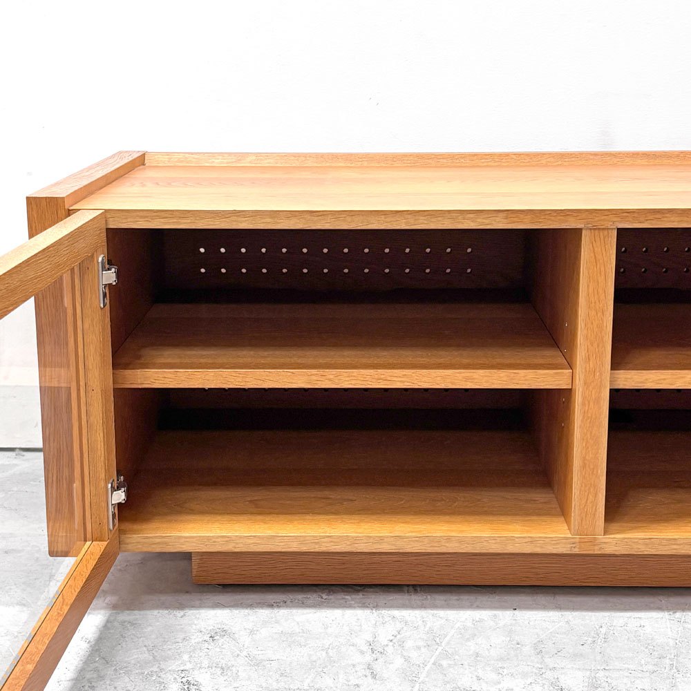 イデー IDEE ルクター LUKTAR AVボード テレビボード ローボード オーク材 澁谷一星 ナチュラル W120 廃番 ●