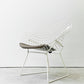ノル Knoll ダイヤモンドチェア Diamond Chair ラウンジチェア ビンテージ ハリー・ベルトイア Harry Bertoia ホワイトフレーム シートパッド付 ミッドセンチュリー ●