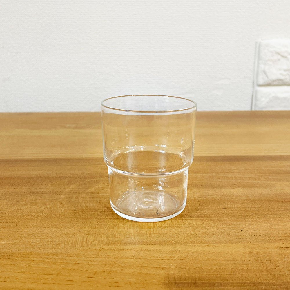 ヌータヤルヴィ Nuutajarvi #1718 スタッキンググラス Sサイズ H7.5cm サーラ・ホペア クリア ビンテージ ◎