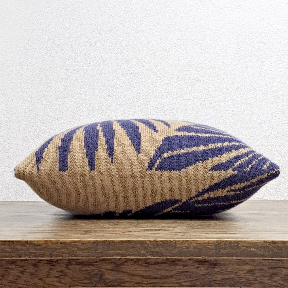 タブラ ラサ Tabula Rasa ニットクッション ボタニカル柄 50×50cm ニューヨーク ●