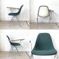ハーマンミラー Herman Miller サイドシェルチェア セカンド 2nd ビンテージ アプホルスター スクールベース スタッキングベース 肘掛けテーブル付 イームズ ミッドセンチュリー F ★
