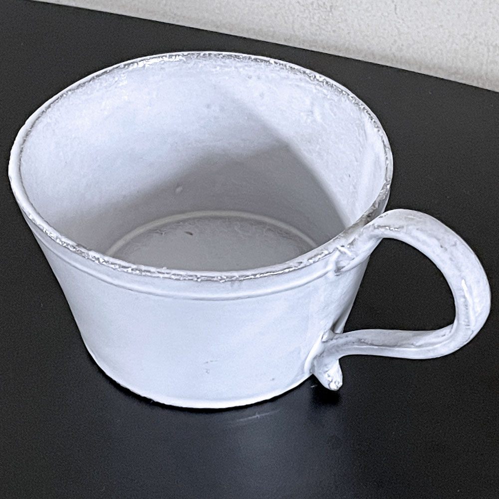 アスティエ・ド・ヴィラット Astier de Villatte シンプル Simple ショコラカップ フランス W15cm B ■