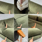 トラックファニチャー TRUCK FURNITURE FK ソファ 3シーター W204cm フェザークッション ウォールナット無垢材 × 張地張替済 参考価格約55万円の品 〓