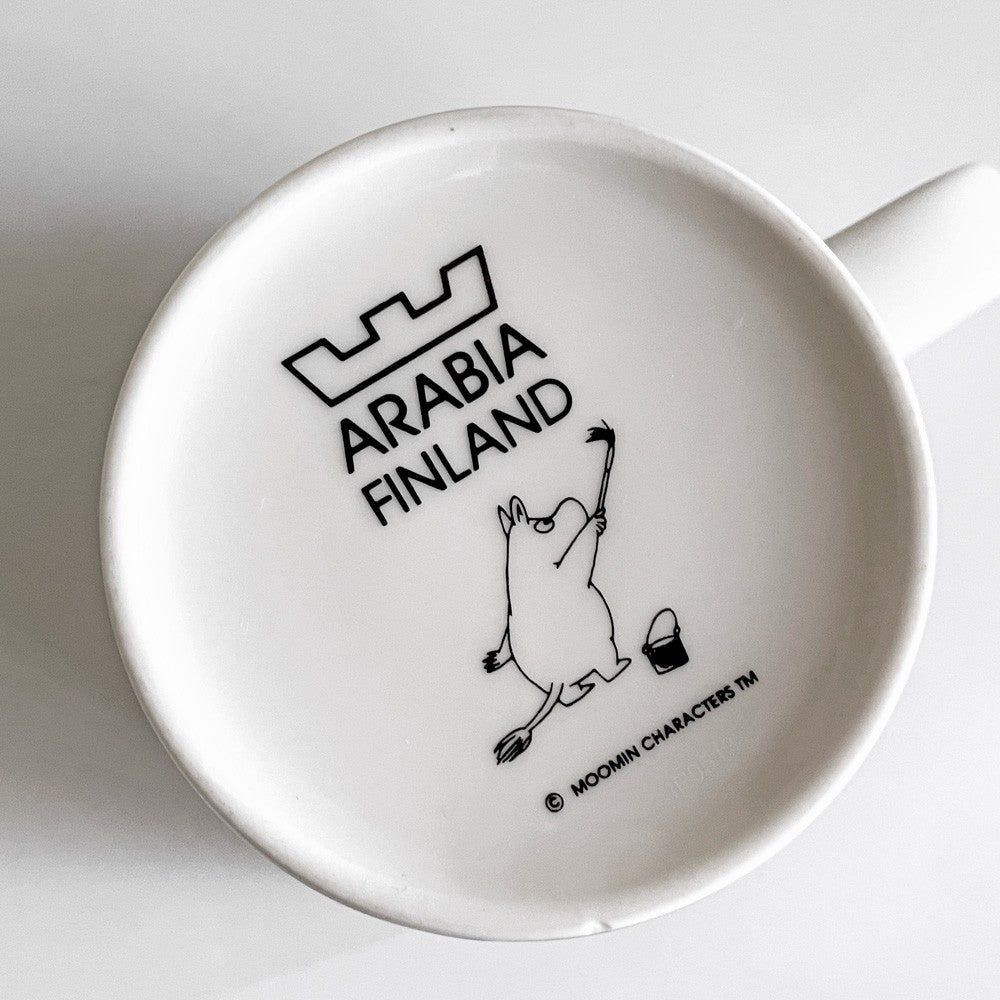 アラビア ARABIA ムーミンマグ MOOMIN ムーミンパパ ブラック 1999-2013年 廃番 フィンランド 北欧食器 ■