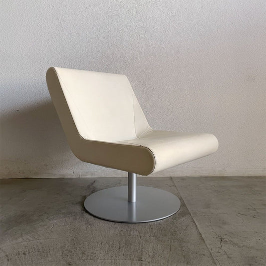 カッシーナイクスシー Cassina ixc. ブーメラン プリュス ラウンジ スウィベル チェア BOOMERANG PLUS グエナエル・ニコラ 希少廃番モデル 38.5～40.7万円の品 C 〓