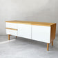 イデー IDEE スティルト サイドボード L STILT SIDEBOARD L テレビボード AVボード オーク材 W141cm マリナ・ボーティエ 北欧スタイル 美品 定価￥￥139,900- ★